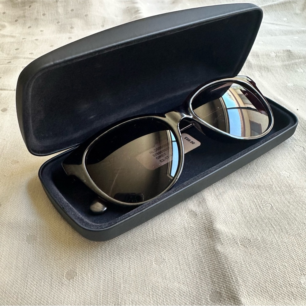 Nautica Women's NLS6004 WM Rx'able Cat Eye Sunglasses Grey 52-17-140 with Case